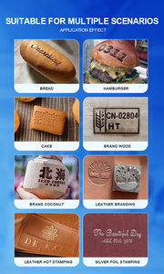 Macchina Portatile per Stampa a Caldo, Ferro per Branding Personalizzato in Ottone per Alimenti, Strumento Manuale per Bronzatura a Caldo - Product Image 6
