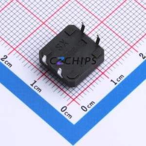 TS015-CBW1FH5.0 Tactile Switch Through hole-4P,12x12mm Switch Single Pole Single Throw Round Button 2.5N Through Hole - Product Image 2