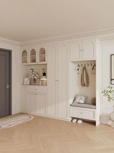 Mueble de Madera Decorativo Francés Moderno Personalizado con Diseño Modular que Ahorra Espacio, Hermosa Solución de Almacenamiento - Product Image 2