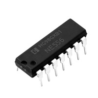 Timer Osilator Ganda NE556N Kelas Industri PDIP14 IC Lubang Tembus