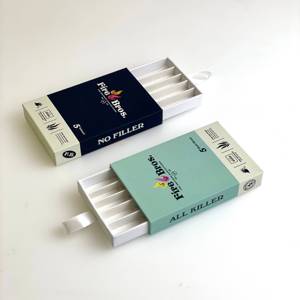 Du Lịch-Kích thước giấy các tông kéo ra ngăn kéo hộp tùy chỉnh Hộp Thuốc Lá 5 cái Vua kích thước trước CuộN nón gói hộp với dây rút - Product Image 3