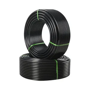 Hot sale hdpe pipe pn16 pe100 DN110 polyethylene pipe price 20mm 32mm Pn16 flexible hdpe hose pipe for agricultural irrigation