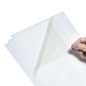 Bán buôn trống <span class=keywords><strong>A3</strong></span> A4 Kích thước tấm hoặc tùy chỉnh cuộn tự dính Hologram Vinyl Sticker giấy - Product Image 1