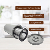 Capsules de café réutilisables classiques, filtres de remplacement compatibles avec les cafetières Keurig 1.0, séries K-B30, K-B40, K-B50, K-B60, K-B70