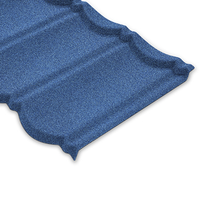 Tegole Metalliche Rivestite in Pietra di Alta Qualità, Colore Blu Reale, Lamiera Zincata per Ville e Case - Product Image 2