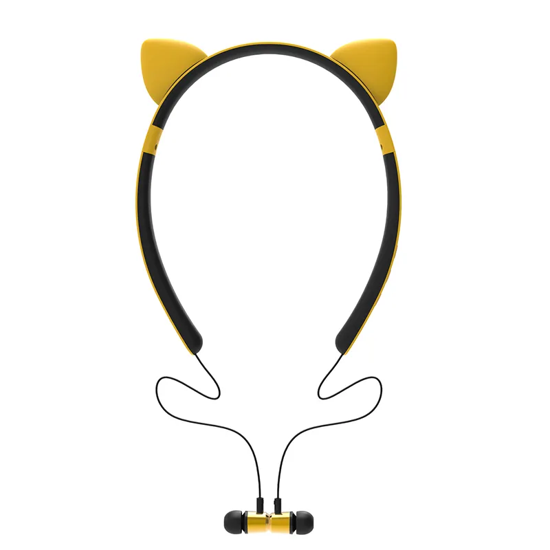 ZW-29 Wireless Headset Bluetooth 4.2 + EDR Headphones Animal Ear Earphones Magnetic EarbudsためSmart Phones GiftためGirl Female