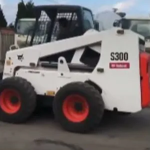 Quente! Mini Retroescavadeira de Roda BOBCAT S300 USADO MINI Bobcati Skid Steer Loader Retroescavadeira Pequena CE 2ton 3ton Novo Produto 2019 75 KW