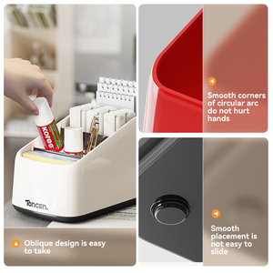 Xinhang Giá đựng bút Kệ văn phòng giá để bàn Hộp đựng đồ lặt vặt hộ gia đình hộp đựng tài liệu chịu lực mạnh - Product Image 5