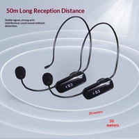 Casque sans fil BHA TS-07 avec microphone, amplificateur pour enseignant, réduction du bruit, UHF, fréquence réglable, prix de gros