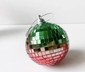Nouvelle conception de décoration de fête de Noël, boule miroir en verre <span class=keywords><strong>disco</strong></span> en forme d'étoile rouge argentée - Product Image 3