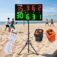 Tableau de score numérique LED YIZHI pour jeux de tennis de plage en extérieur, compteur de points, pour terrains de padel intérieurs, clubs et événements
