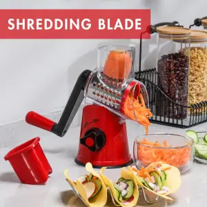 Kitchen Grater Stainless Steel Multi-function Manual Slicer <b>Vegetable</b> Shredder Cutter <b>Chopper</b> Nuts Grinder <b>Vegetable</b> Slicer - Product Image 2