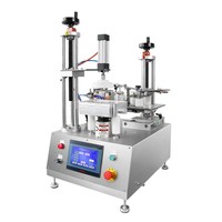 Machine de scellage semi-automatique rotative de bureau pour boîtes de conserve et cartons