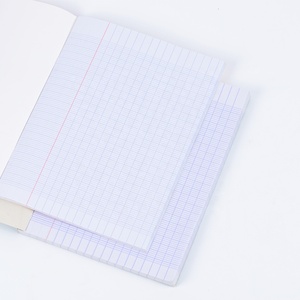 Carnet relié à la colle en carton coloré direct d'usine cahier à motif en spirale dégradé simple cahier de réunion de pratique française - Product Image 6