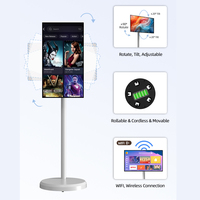 Monitor de pantalla interactiva inteligente de 21,5 pulgadas, pantalla táctil, carga de TV móvil, televisión portátil, altavoz incorporado, Tablet PC