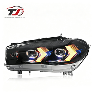 Para X5-F15 2014-2018, Conjunto de Luces LED de Circulación Diurna y Señal de Giro, Nuevo Tipo de Faro Modificado para Parachoques, 1 Año de Garantía, 4000 Lm, 3000K - Product Image 4