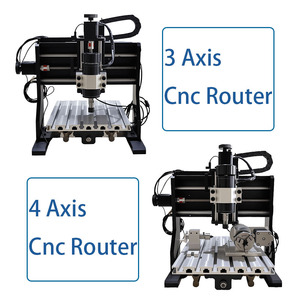 3 Axis or 4 Axis Router Machine Diy Frame Wood Carving Plastic Engraving Machine Small for Plastic <b>Pet</b> Tag and - Product Image 3