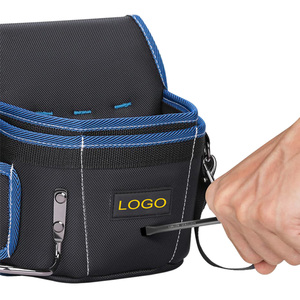 OEM <b>Tool</b> <b>Belt</b> <b>Pouch</b> 600D/1680D Oxford Waterproof Adjustable Strap 45-inch Waist <b>Belt</b> 44 lb Capacity Black/Blue (Large) - Product Image 3