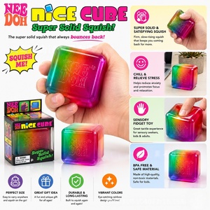 Juguete de Cubo Needoh Colorido, Súper Sólido, de Ascenso Lento, Sensorial, para Aliviar el Estrés, para Niños y Adultos, Libre de BPA, Regalo - Product Image 3