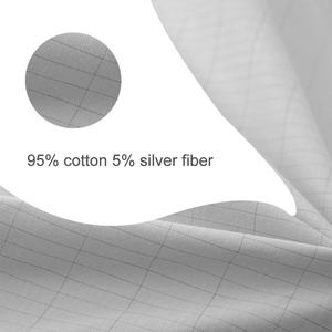 Drap de lit en coton pur argenté pour mise à la terre, favorise le bien-être et la santé, idéal pour la maison (vente en gros) - Product Image 5