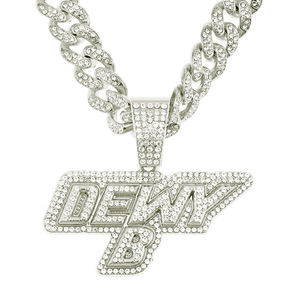 Collar con Colgante de Letras de Aleación Creativas, Estilo Hip Hop, Unisex, Joyería de Moda al por Mayor - Product Image 6