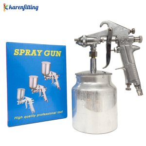 Mejor Precio, Pistola de Pulverización sin Aire de Alta Presión F-75 de 750 ml con Vaso de Aleación y Compresor de Succión para Pintura, Bricolaje - Product Image 2