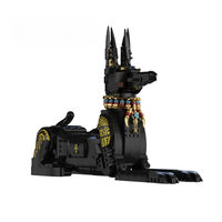 DK 7066 Modelo de exhibición de perro faraón egipcio, creativo y técnico, MOC, juguetes de construcción DIY, regalo para niños, sets de bloques de construcción