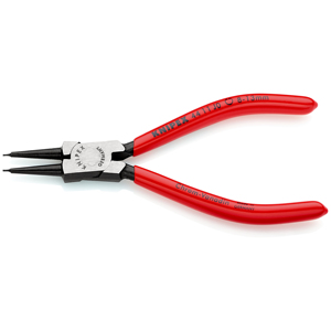KNIPEX 44 11 J0 Circlip <b>pliers</b> for internal circlips with atramentized synthetic resin coated holes - Product Image 2