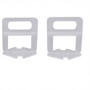 Transparent <b>Tile</b> <b>Leveling</b> Clips 1 - 3.0mm Self-Adhesive Minimalist Design for Edge Protection and Decoration - Product Image 1