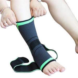 <b>Ankle</b> <b>Brace</b> Compression <b>Support</b> Breathable For Sports Outdoor Running Basketball Hiking M L XL Green Color - Product Image 2