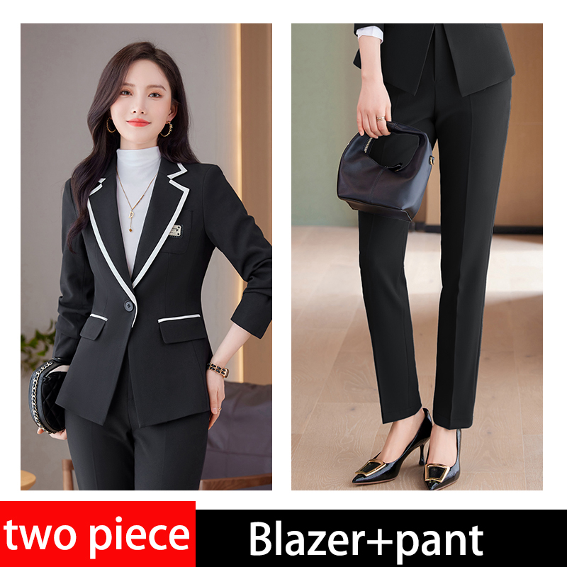 Blazer nero + pantaloni