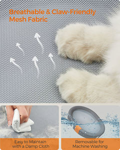 Feandrea Großhandel Custom ized Summer Cat Hängematte Abnehmbare Outdoor-Hochbeet für Katzen hunde - Product Image 6