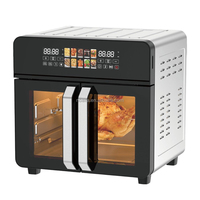 Four électrique de comptoir Aifa 25 litres, nouveau modèle, 24L, deux zones de cuisson, sans huile, écran LED numérique, friteuse à air CB CE