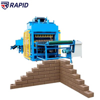 Machine à blocs de terre compressée RPT7-10, équipement de presse à briques de terre hydraulique pour l'habitat rural