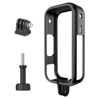 Boîtier de protection léger à ouverture latérale pour échange rapide de batterie, compatible avec la caméra d'action Insta360 X6 pour la prise de vue POV en extérieur