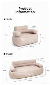โซฟาเป่าลมพกพาสำหรับตั้งแคมป์กลางแจ้ง <span class=keywords><strong>Naturehike</strong></span> แบบสองที่นั่ง - Product Image 5