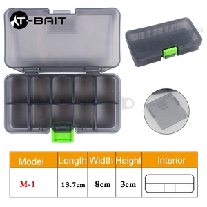 Bán buôn grey có thể tháo rời khối duy nhất hai lớp hộp lưu trữ công suất lớn cá thu hút cá móc hộp câu cá giải quyết hộp - Product Image 4