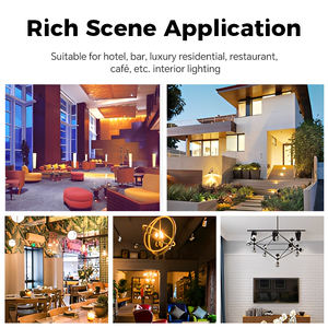 Lampe à filament LED transparente en forme de losange plat B22 E27 grande et petite <span class=keywords><strong>ampoule</strong></span> décorative à bouche à vis - Product Image 5