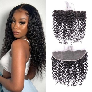 Peluca de Cabello Humano con Ondas de Agua, Encaje Frontal HD 13x4, Cabello Virgen Crudo con Cutícula Alineada, Cabello de Bebé, Tejido a Mano, 8-20 Pulgadas para Mujer - Product Image 5