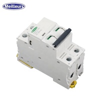 IC65N tipo mejor calidad DC Mini disyuntor Solar PV MCB 2P 600V 4P 1000V 1200V 6A 10A 16A 32A 63A interruptor de Reinicio Manual de viaje