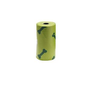 Wholesale Custom Cornstarch Logo Printing Eco Friendly 100% <b>Compostable</b> Biodegradable Dog Poop Bags Easy Handle - Product Image 3