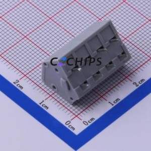 KF243A-5.0-4P Spring Terminal Block Through hole Component (THT),P=5mm Connector 5mm 4P 4 17A - Product Image 2