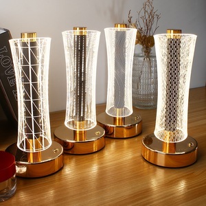 <span class=keywords><strong>Lampe</strong></span> de table sans fil en acrylique rechargeable <span class=keywords><strong>à</strong></span> commande tactile moderne nordique pour usage domestique et intérieur - Product Image 2