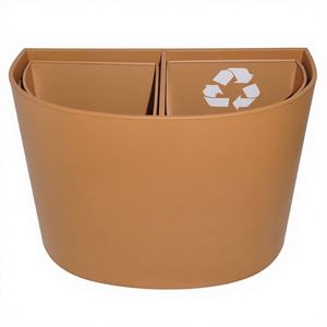 Poubelle pour usage hôtelier de forme ovale - Product Image 1