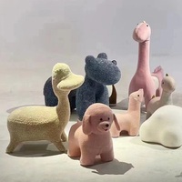 Tabouret enfant JS coloré et mignon en forme de dinosaure pour espace de jeu et de repos, doux et confortable, jouet créatif pour enfants pour le salon