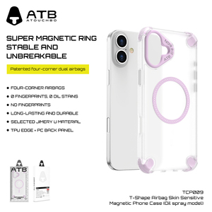 ATB chống vân tay trường hợp túi khí từ trường hợp điện thoại chống sốc rõ ràng cho iphone16 trường hợp điện thoại rõ ràng up không vàng vỏ điện thoại - Product Image 5