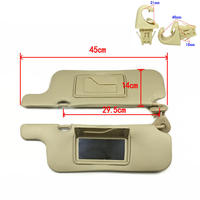 Pare-soleil intérieur beige pour voiture, pare-soleil avant droit relevable pour Toyota Corolla 2001-2006 2003-2012