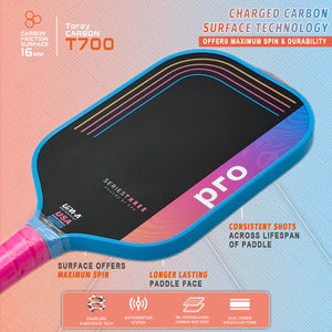 Paleta de Pickleball de Fibra de Carbono de 16 mm, Sin Bordes, de Primera Calidad, Gen 4 T700, Marca <span class=keywords><strong>Ben</strong></span> Johns, Aprobada por la USAPA, para Exteriores - Product Image 2