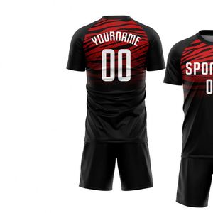 Conjunto de Uniforme Deportivo Profesional, Transpirable y de Secado Rápido, Camiseta y Pantalones Cortos de Fútbol para Hombres y Jóvenes - Product Image 3