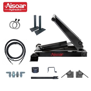 6톤 유압식 가위형 호이스트 키트 PH416 (10'-14' 덤프 베드용), 헤비듀티 팁퍼 트레일러 언더바디 리프트 실린더 (파워 유닛 포함) - Product Image 2